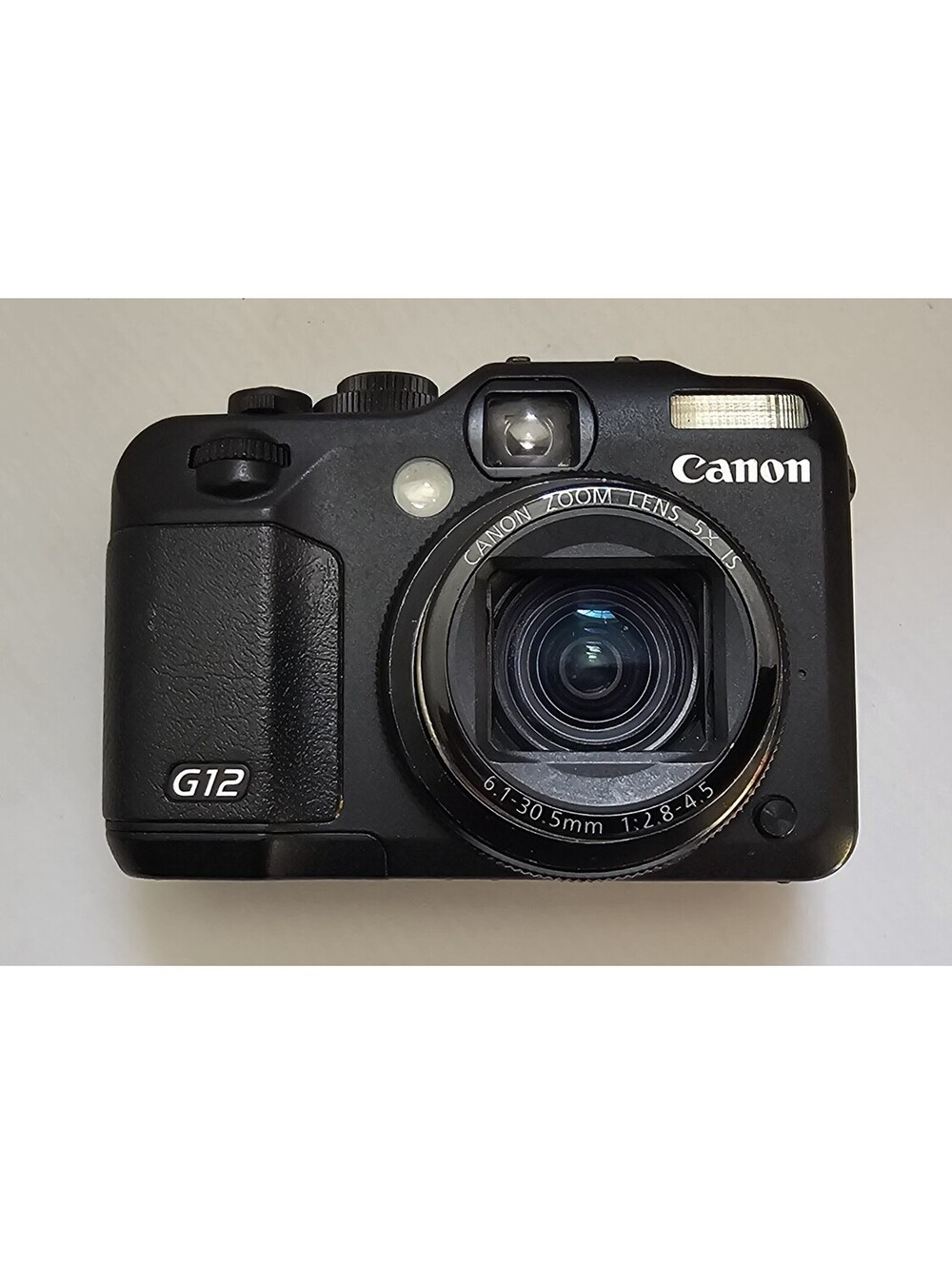 Canon PowerShot G12 Digital Camera with Flip-Out LCD Screen and Battery